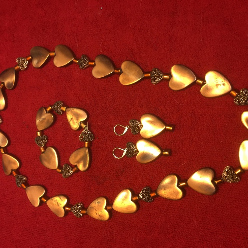 Copper Acrylic Bead Set